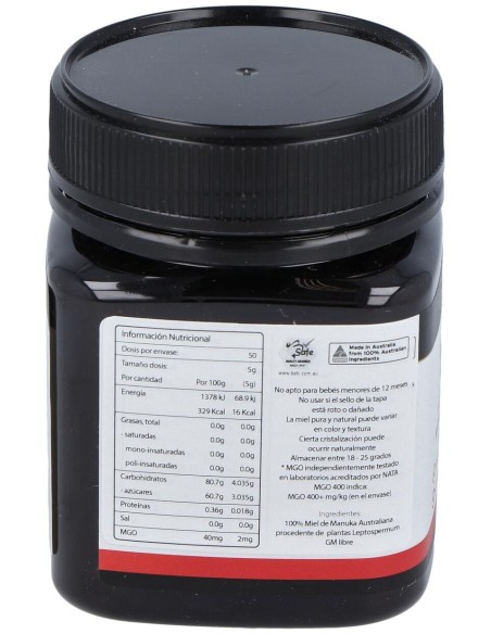 Miel De Manuka 400Mgo 250Gr.