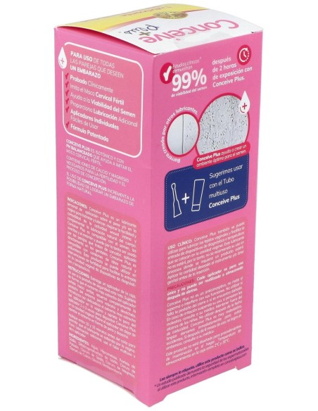 Lubricante Conceive Plus 8 Aplicadores Unidosi
