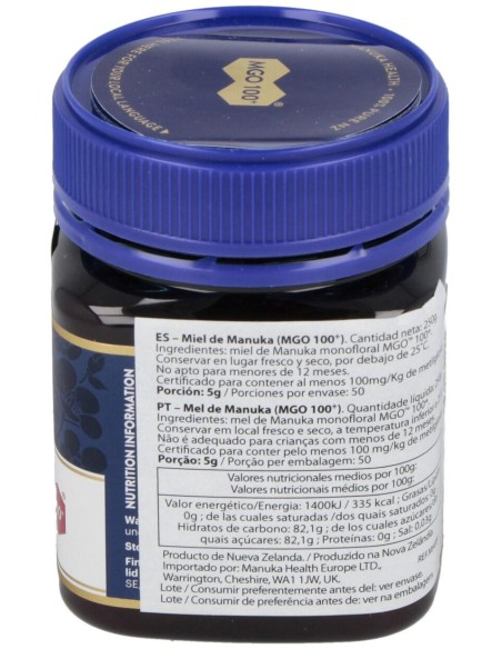 Manuka Health Miel De Manuka Mgo 100+ 250G