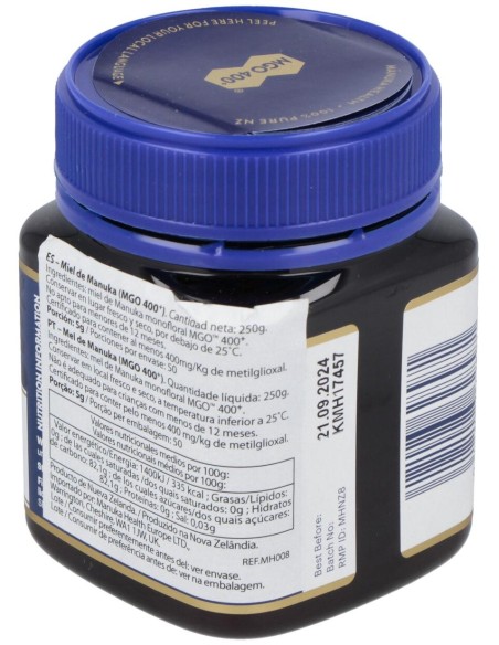 Manuka Health Miel De Manuka Mgo 400+ 250G