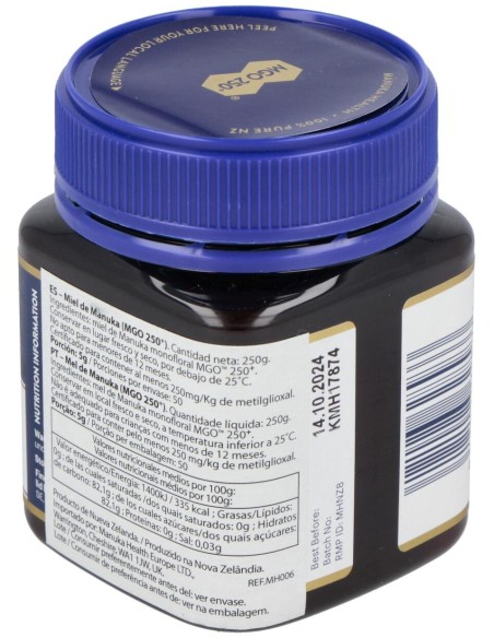 Manuka Miel De Manuka Mgo 250+ 250G