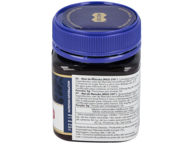 Manuka Miel De Manuka Mgo 250+ 250G