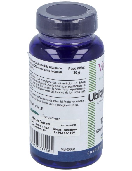 Vbyotics Ubiquinol Qh 100Mg 50 Perlas