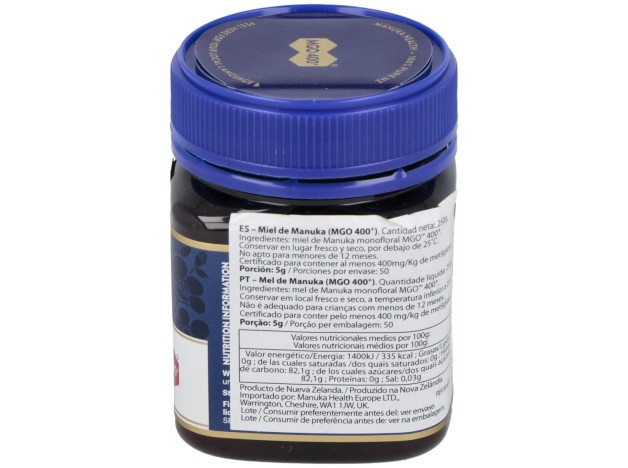 Manuka Health Miel De Manuka Mgo 400+ 250G