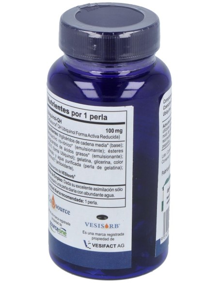 Vbyotics Ubiquinol Qh 100Mg 50 Perlas