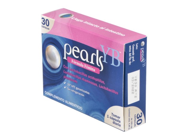 Pearls Yb Cuidado Intimo 30Cap.
