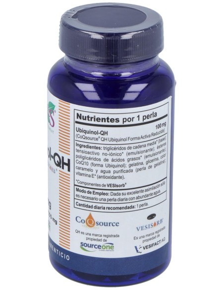 Vbyotics Ubiquinol Qh 100Mg 50 Perlas