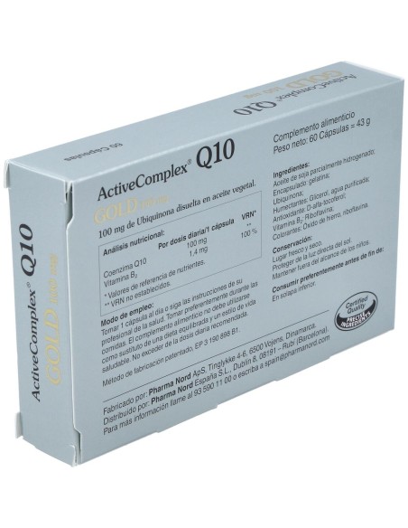 Activecomplex Q10 Gold 100Mg. 60Cap.