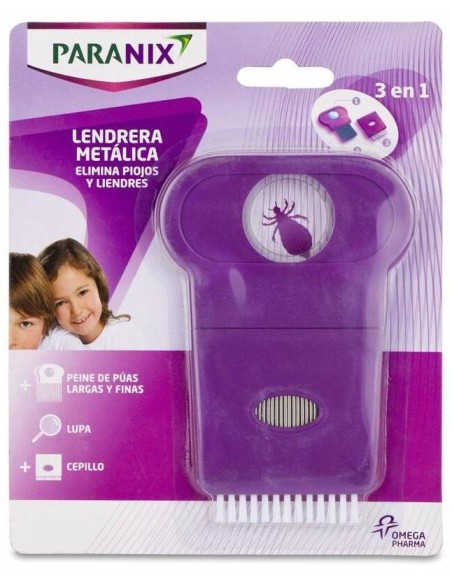 Paranix Peine Antipiojos Lendrera, 1 Ud