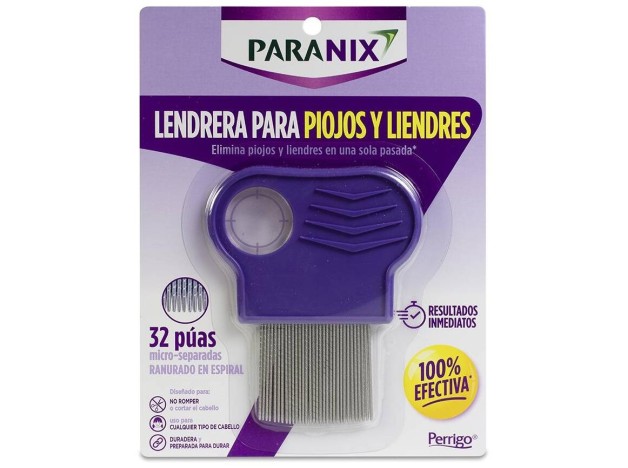 Paranix Peine Antipiojos Lendrera, 1 Ud
