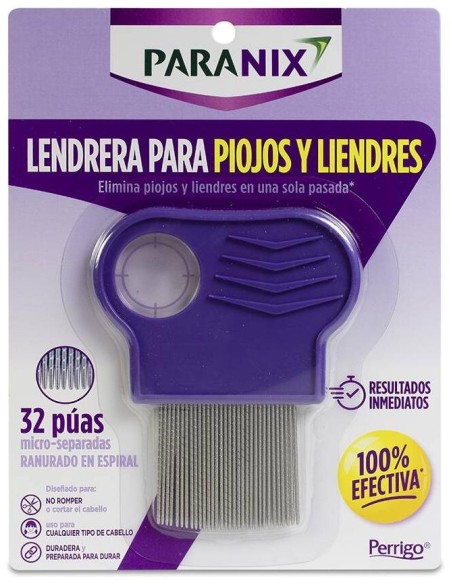 Paranix Peine Antipiojos Lendrera, 1 Ud