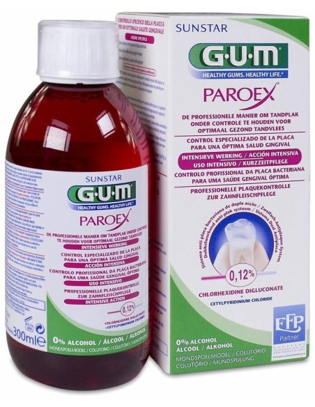 Gum Paroex Tratamiento Periodontitis Colutorio, 300 Ml