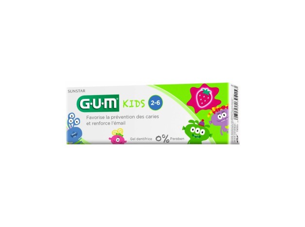 Sunstar Gum Kids 2-6 Pasta De Dientes Fresa, 50 Ml
