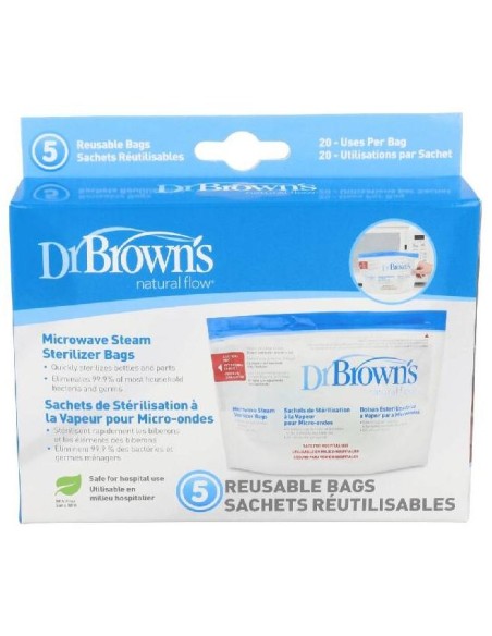 Dr. Brown'S Bolsas Esterilizadoras Microondas, 5 Unidades