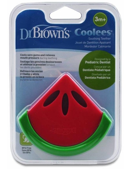 Dr. Brown'S Coolees Mordedor Calmante Sandía 3M+, 1 Ud