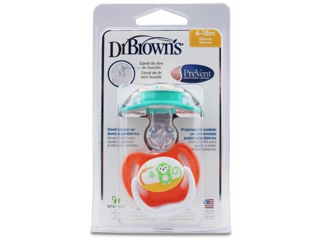 Dr. Brown'S Chupete Prevent Silicona T2 6-18...