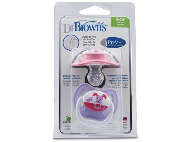 Dr. Brown'S Chupete Prevent Silicona T1 0-6...