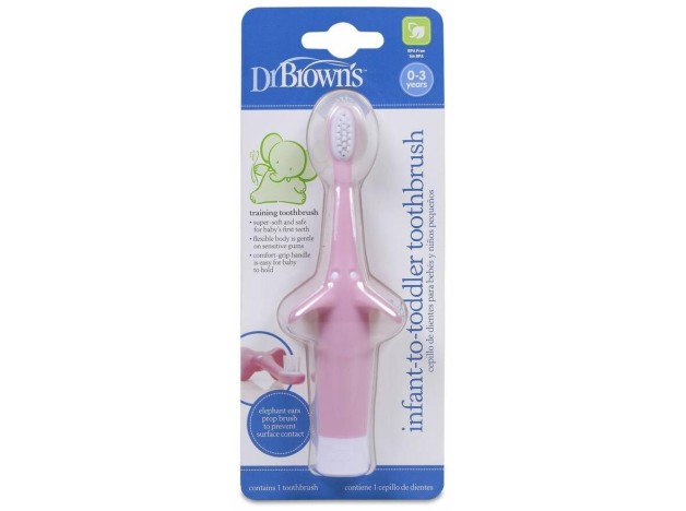 Dr. Brown'S Cepillo De Dientes Infantil Rosa, 1 Ud