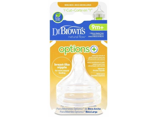 Dr. Brown'S Options+ Tetina Boca Ancha...