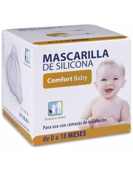 Pediatrics Mascarilla Silicona Comfort Baby 0-18 Meses, 1 Ud