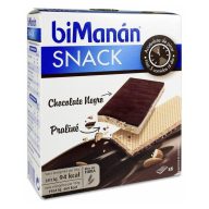 Bimanán Snack Barquillo Chocolate Negro Y Praliné 6 Uds – Mejor