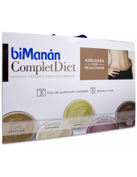 Bimanán Complet Diet 3 Días X 5 Batidos, 15 Sobres