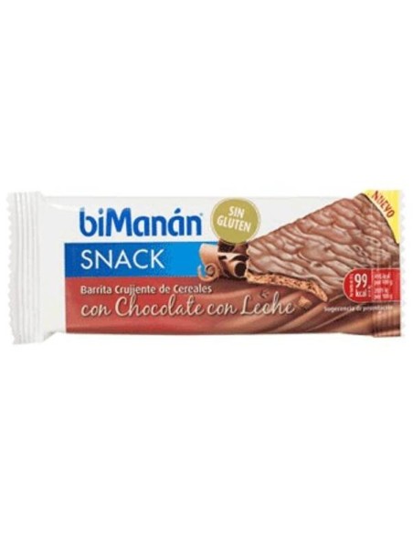 Bimanán Bekomplett Sin Gluten Crujiente De Cereales Chocolate Leche, 20 Unidades