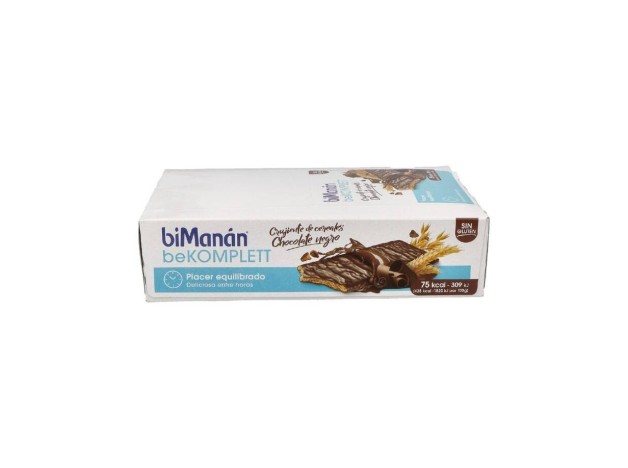 Bimanán Barritas Sin Gluten Chocolate Negro, 20...