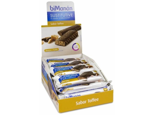 Bimanán Beslim Barritas Sabor Toffee Caramelo,...