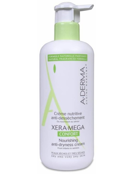 A-Derma Xera-Mega Crema Nutritiva Antisequedad, 400 Ml