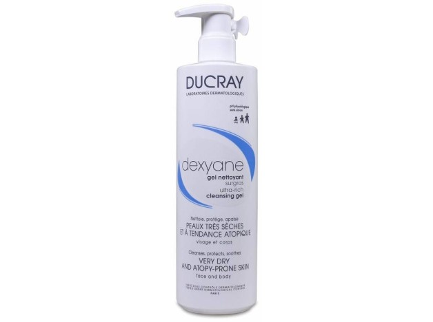 Ducray Dexyane Gel Limpiador Sobregraso, 400 Ml