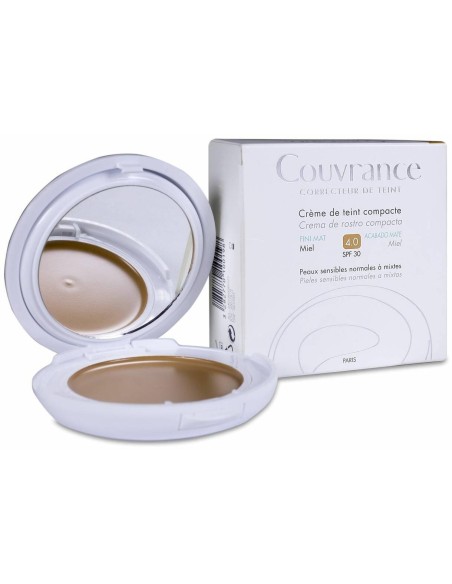 Couvrance Maquillaje Crema Compacta Mate Piel Normal O Mixta Miel 9,5 Gr
