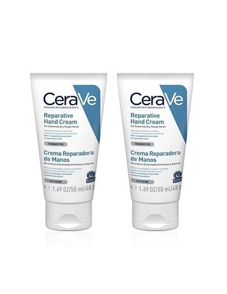 Cerave Duplo Crema Manos Reparadora 2 x 50 ml
