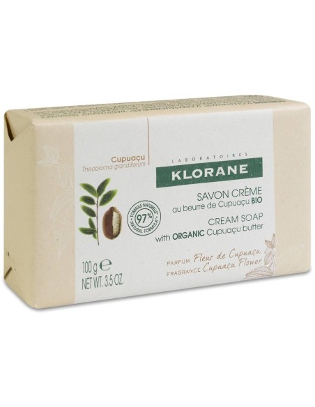 Klorane Pastilla Jabón Crema Fleur De Cupuaçu, 100 G