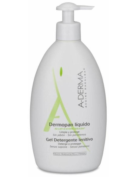 A-Derma Dermopan Jabón Líquido Hidratante, 500 Ml
