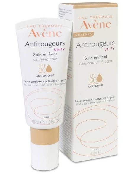 Avene Antirougeurs Unify Cuidado Unificador Spf 30  40 Ml