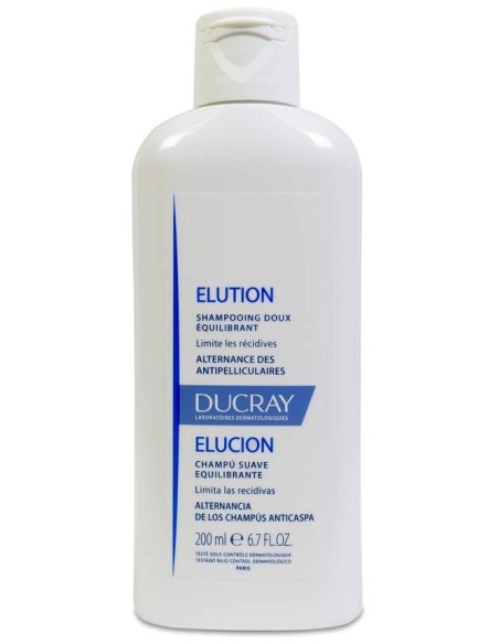 Elucion Champú Reequilibrante Anticaspa Suave 200 Ml