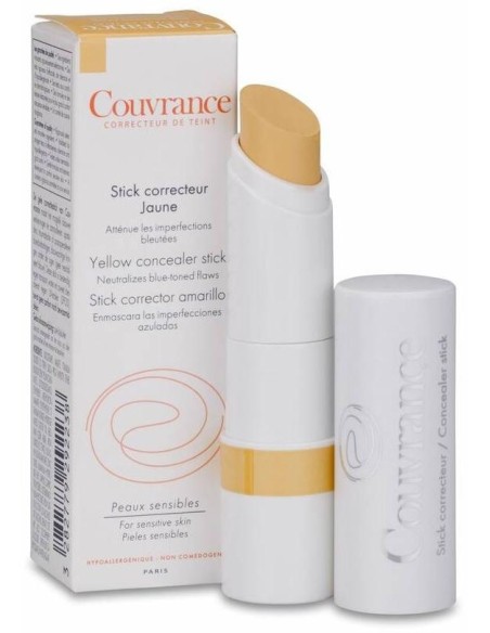 Couvrance Stick Corrector Amarillo Para Tonos Azules 3,5 Gr