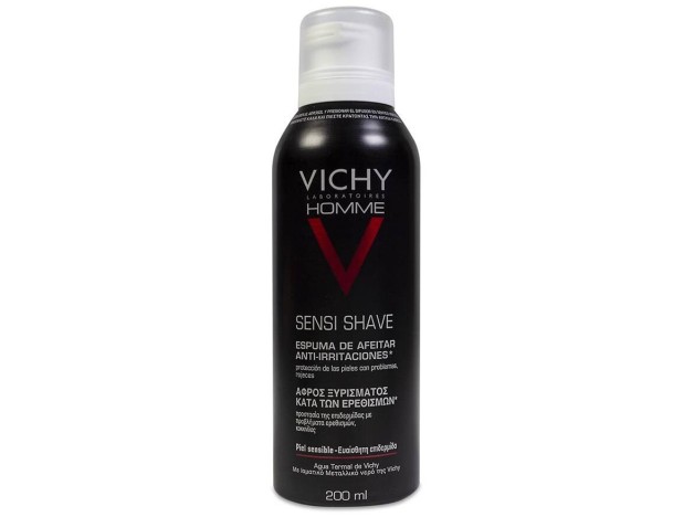 Vichy Homme Espuma De Afeitar Piel Sensible,...