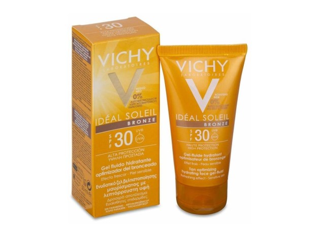 Vichy Idéal Soleil Gel-Fluido Bronze Spf30+ 50Ml