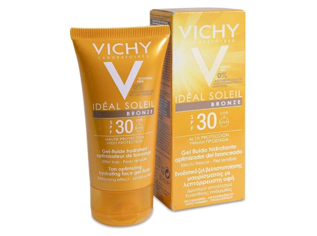 Vichy Idéal Soleil Gel-Fluido Bronze Spf30+ 50Ml
