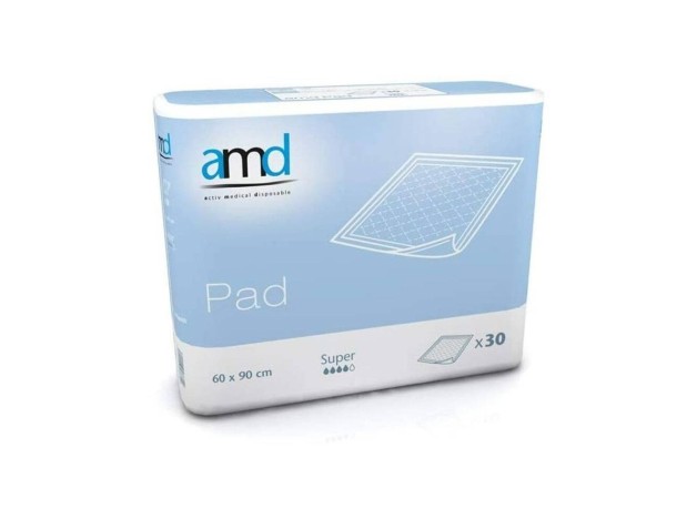 Protector Cama Amd Pad Super 60X90 30Uds
