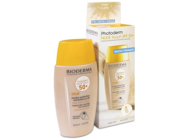 Bioderma Photoderm Nude Touch Spf 50+ Claro, 40 Ml