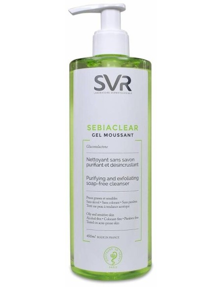 Svr Sebiaclear Gel Moussant Gel Limpiador Anti-Imperfecciones 400Ml