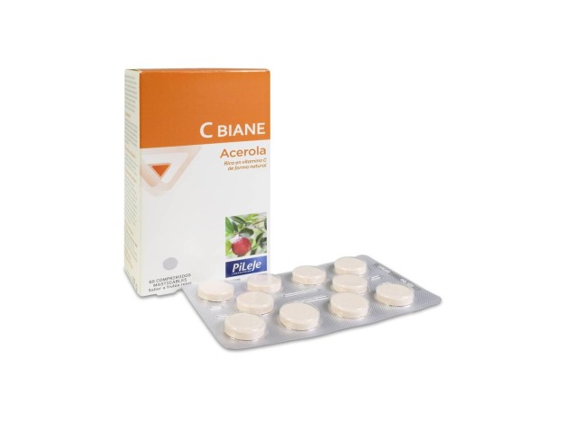 Pileje C-Biane, 60 Comprimidos Masticables