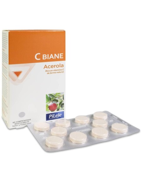 Pileje C-Biane, 60 Comprimidos Masticables