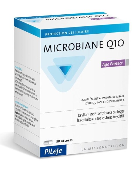 Pileje Microbiane Q10 Age Protect, 30 Cápsulas