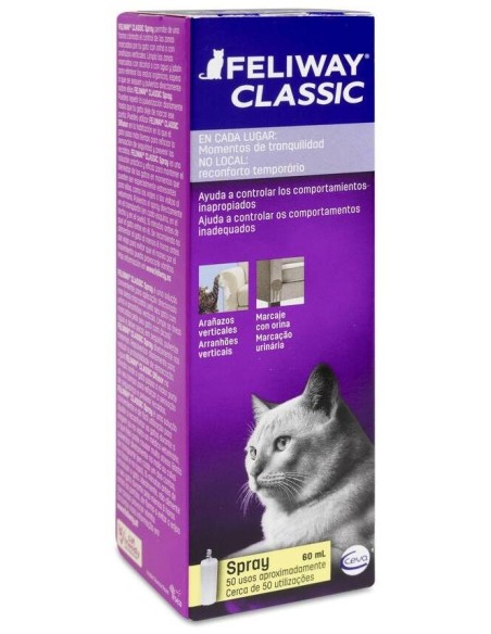 Feliway Classic Travel Spray Gatos, 60 Ml