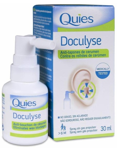 Doculyses Spray Tapones Cera 30Ml. Quies