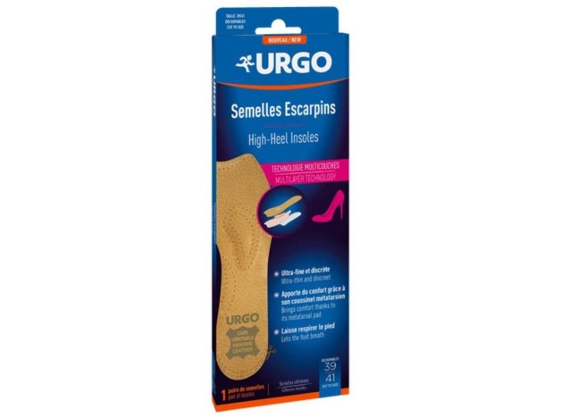 Urgo Plantillas Tacón Alto Talla 36 A 38, 1 Par